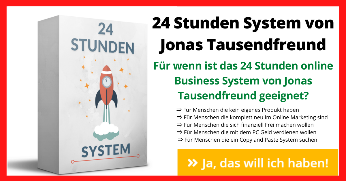 ᐅ 24 Stunden System von Jonas Tausendfreund 2022 Test ️ Jetzt mehr erfahren